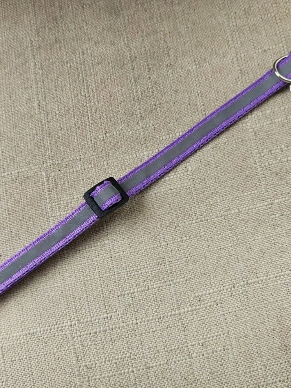Cat Collar Purple Tone Bylon Pet Collar Reflective Neck Collar Pet Accessories